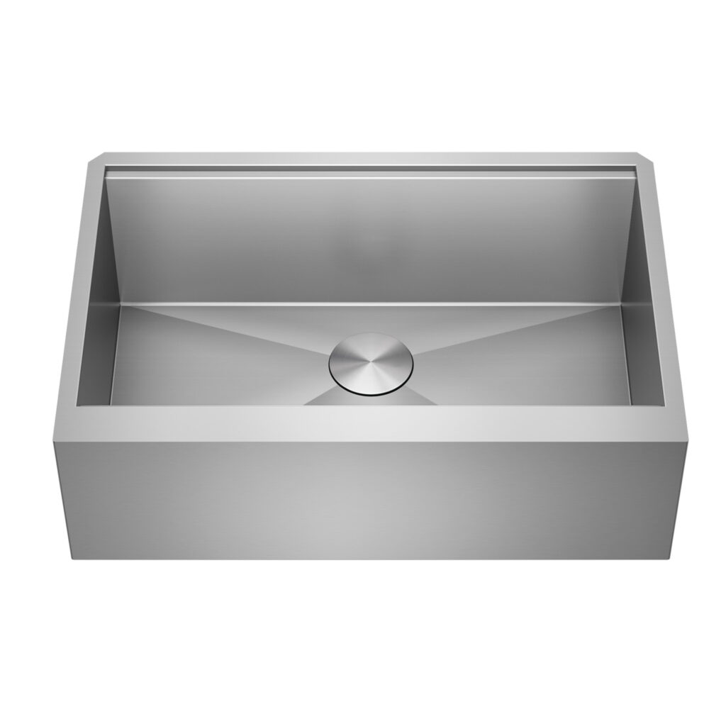 Miglior lavello da cucina in acciaio inossidabile con grembiule anteriore per fattoria 2 Lavello da fattoria